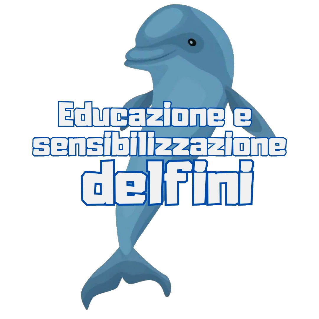 delfino stilizzato della fondazione ZooMarine